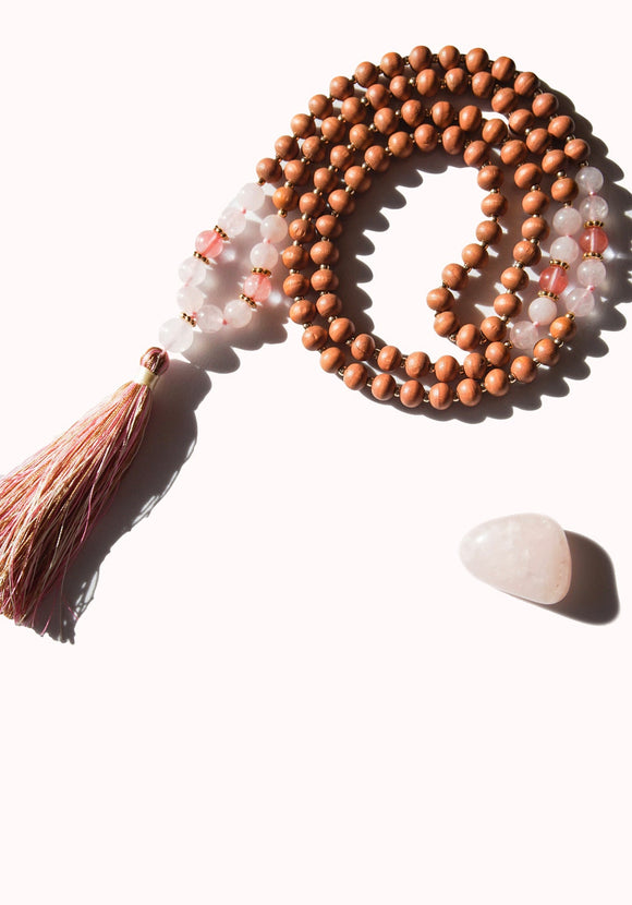 Rose Quartz Mala